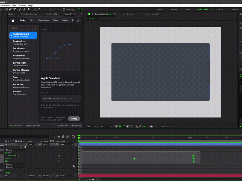 Apple-grade motion in one click.
